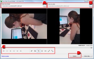 como girar video de cabeca para baixo